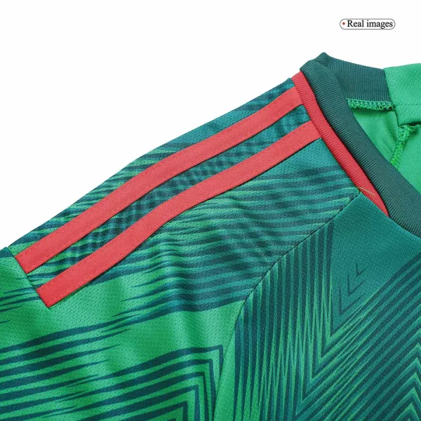 H Lozano 22 Mexico Home Jersey World Cup 2022 6