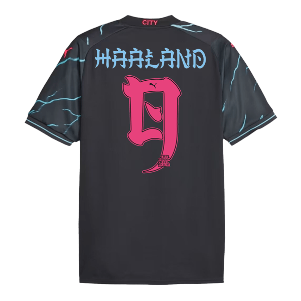 Haaland 9 Manchester City Japanese Tour Printing Third Away Jersey 2023 24