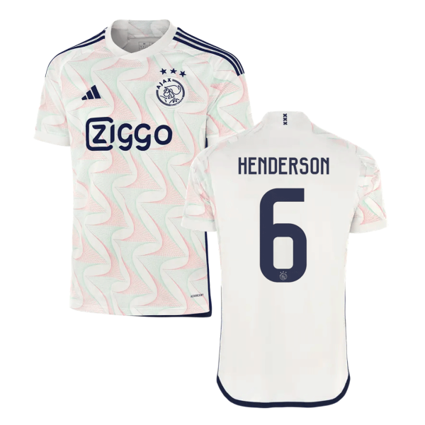 Henderson 6 Ajax Away Soccer Jersey 2023 24