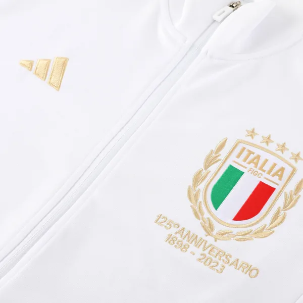 Italy 125th Anniversary Track Jacket 2023 White 4