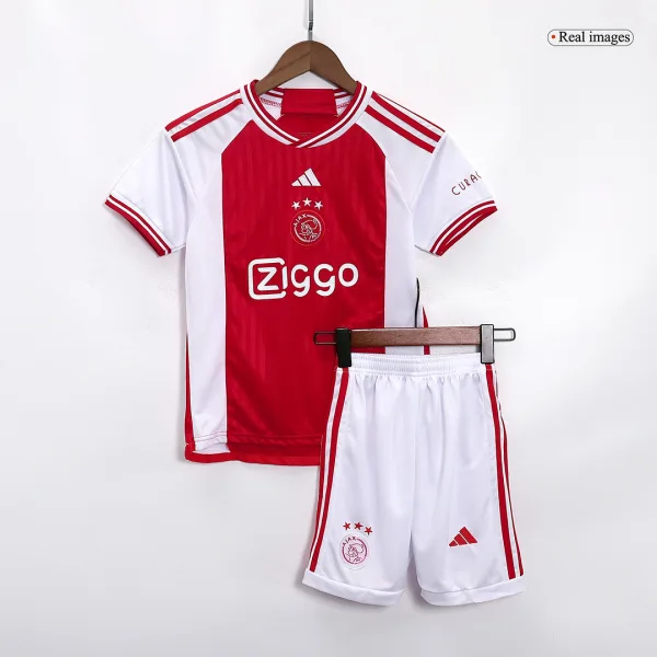 Kids Ajax Home Soccer Jersey 2023 24 Discount 2