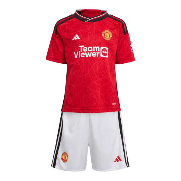 Kids Manchester United Home Soccer Jersey 2023 24 Discount