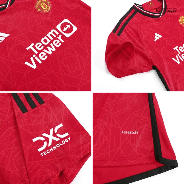 Kids Manchester United Home Soccer Jersey 2023 24 Discount 9