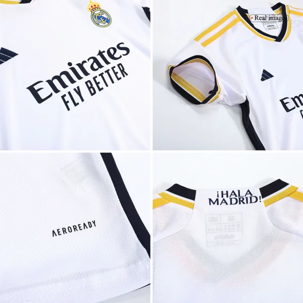 Kids Real Madrid Home Soccer Jersey 2023 24 Discount 9