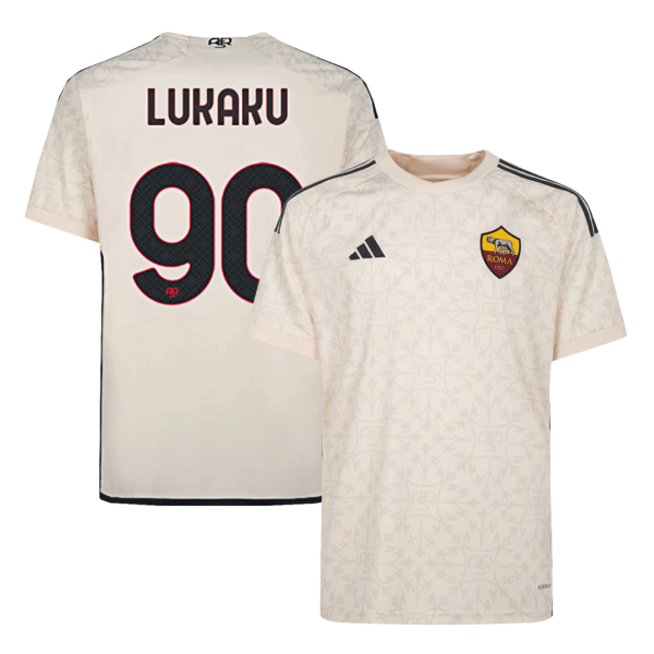 Lukaku 90 Roma Away Soccer Jersey 2023 24