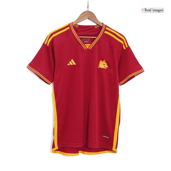 Lukaku 90 Roma Home Soccer Jersey 2023 24 3