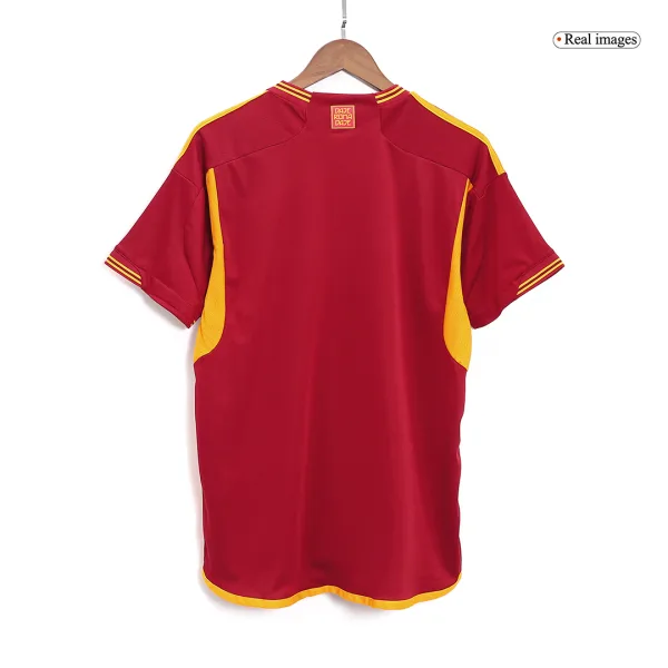 Lukaku 90 Roma Home Soccer Jersey 2023 24 4