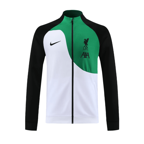 Liverpool Jacket Tracksuit 2023 24 Black White Green 3