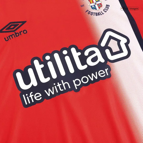 Luton Town Home Soccer Jersey 2023 24 8