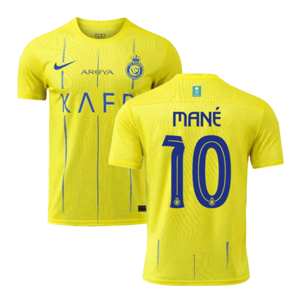 Man 10 Al Nassr Home Soccer Jersey 2023 24