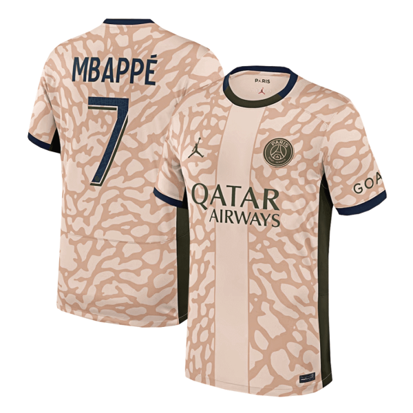 Mbapp 7 Psg Fourth Away Soccer Jersey 2023 24