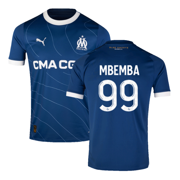 Mbemba 99 Marseille Away Soccer Jersey 2023 24