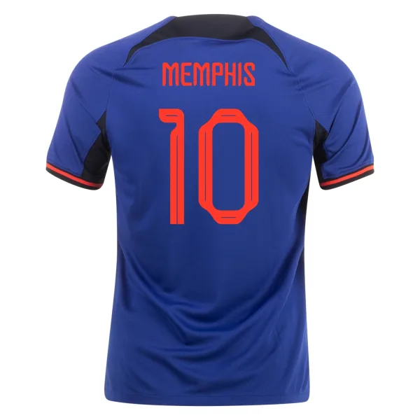 Memphis 10 Netherlands Away Jersey World Cup 2022