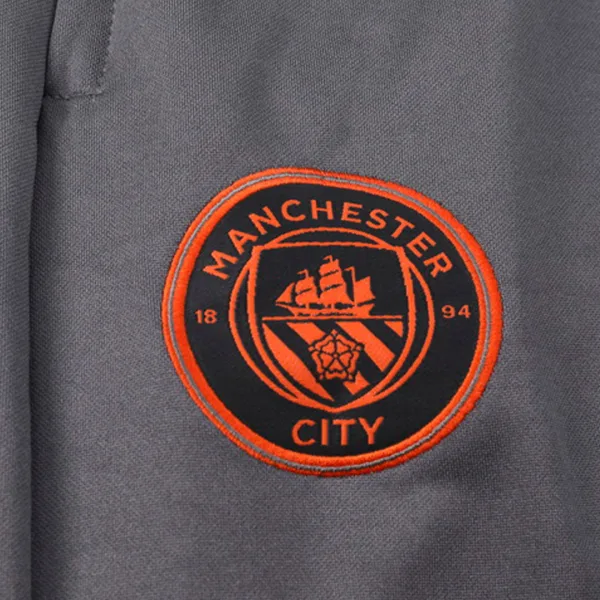 Manchester City 1 4 Zip Tracksuit 2023 24 Gray 7