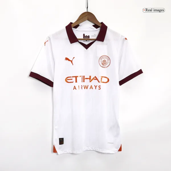 Manchester City Away Authentic Soccer Jersey 2023 24 2