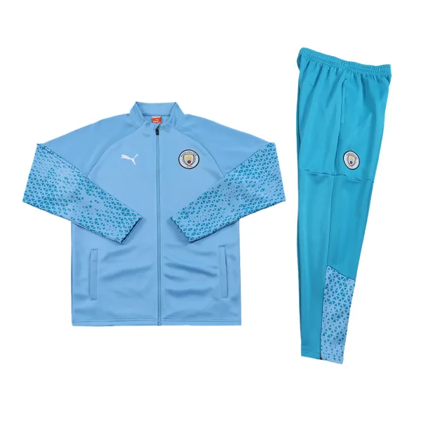 Manchester City Jacket Tracksuit 2023 24 Blue 3