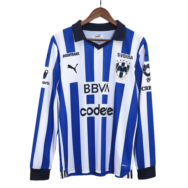 Monterrey Home Long Sleeve Soccer Jersey 2023 24