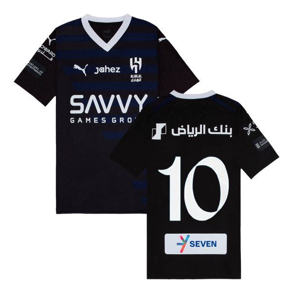 Neymar 10 Al Hilal Sfc Third Away Soccer Jersey 2023 24