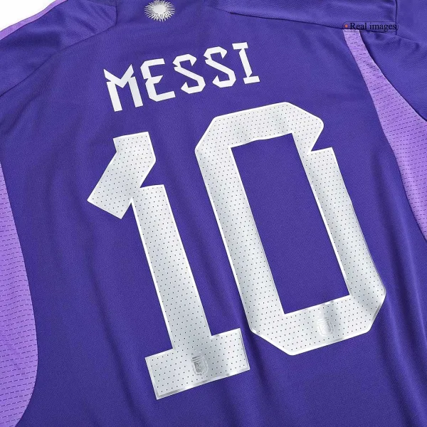 New Messi 10 Argentina Three Stars Away World Cup 2022 Champion Jersey 8