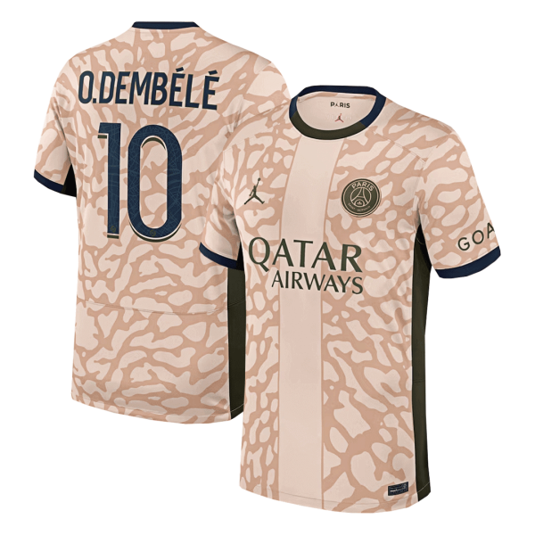 O Demb L 10 Psg Fourth Away Soccer Jersey 2023 24