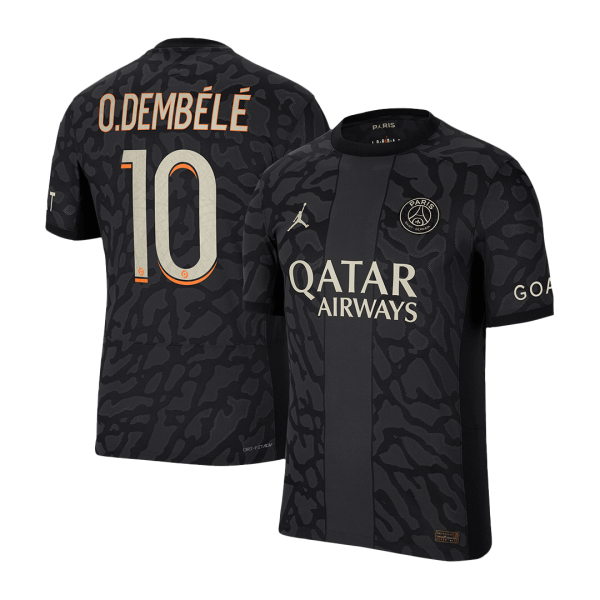 O Demb L 10 Psg Third Away Authentic Soccer Jersey 2023 24