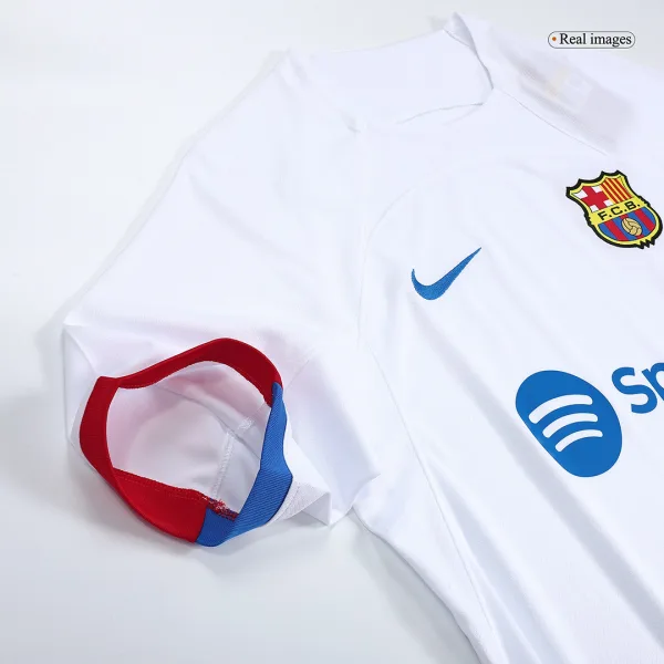 Pedri 8 Barcelona Away Soccer Jersey 2023 24 6