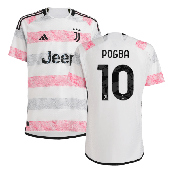 Pogba 10 Juventus Away Authentic Soccer Jersey 2023 24