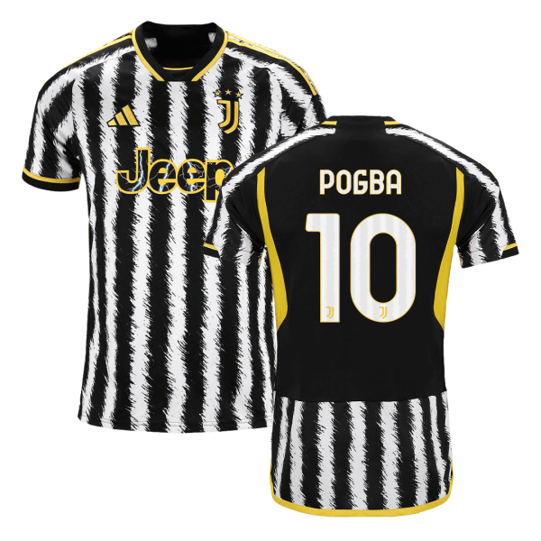 Pogba 10 Juventus Home Soccer Jersey 2023 24