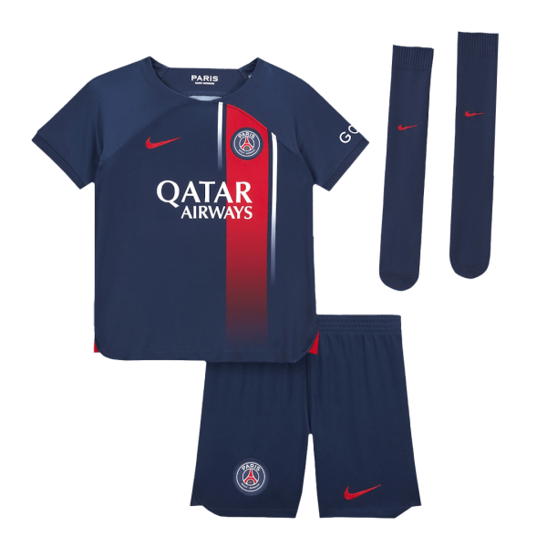 Psg Home Kids Jerseys Full Kit 2023 24