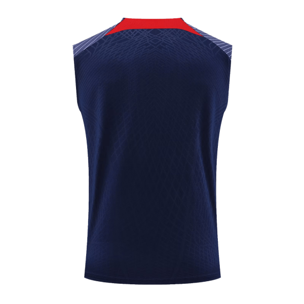 Psg Jerseys Sleeveless Training Kit 2023 24 Navy 5