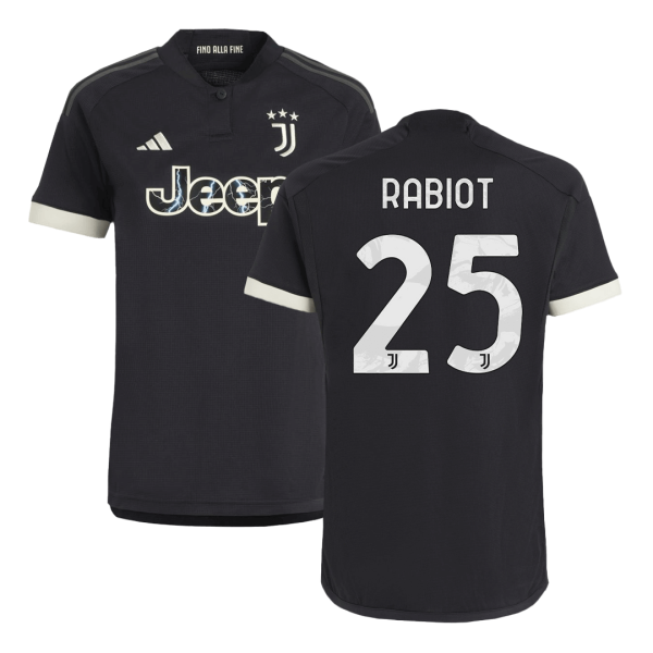 Rabiot 25 Juventus Third Away Soccer Jersey 2023 24