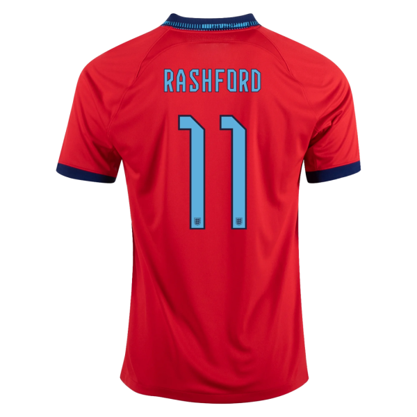 Rashford 11 England Away Jersey World Cup 2022