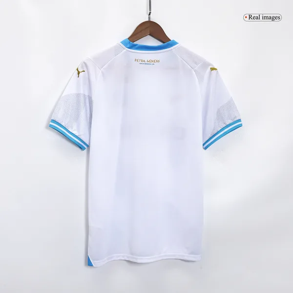 Renan Lodi 12 Marseille Home Soccer Jersey 2023 24 2