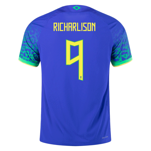 Richarlison 9 Brazil Away Authentic Jersey 2022