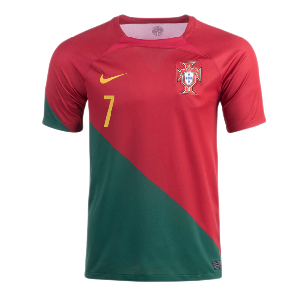 Ronaldo 7 Portugal Home Jersey Shirt World Cup 2022