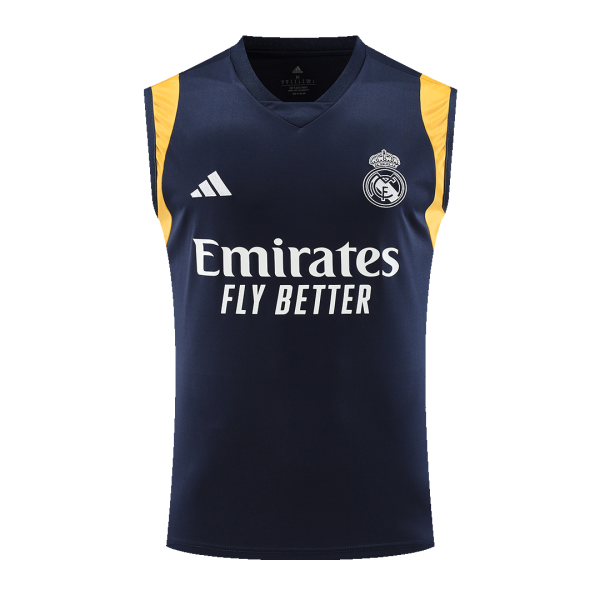 Real Madrid Pre Match Sleeveless Top 2023 24 Navy