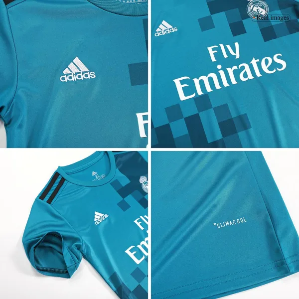 Real Madrid Third Away Kids Soccer Jerseys Kit 2017 18 7