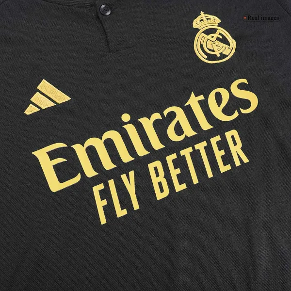 Real Madrid Third Away Long Sleeve Soccer Jersey 2023 24 3