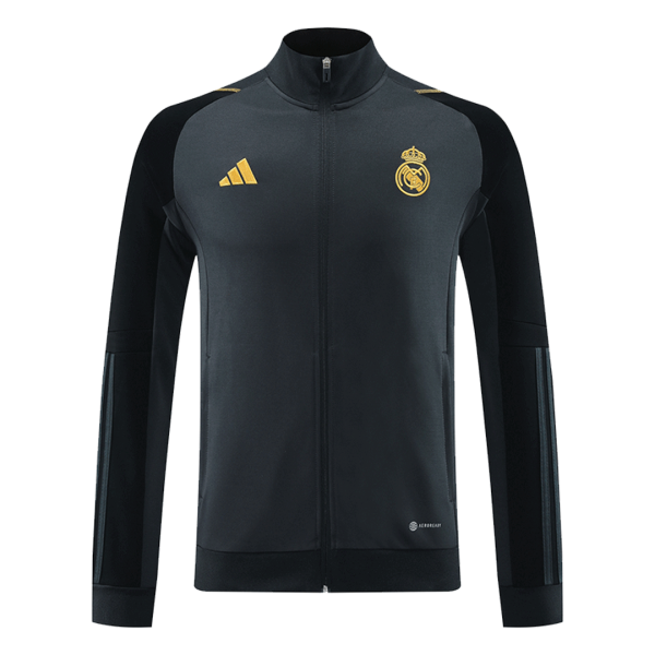 Real Madrid Tracksuit 2023 24 Gray 3