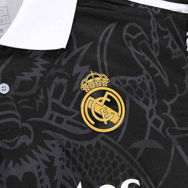 Real Madrid X Chinese Dragon Soccer Jersey 2023 24 Black 5