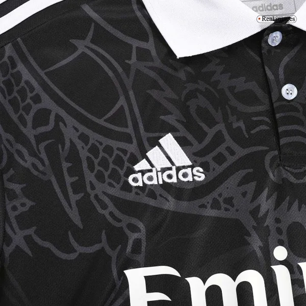 Real Madrid X Chinese Dragon Soccer Jersey 2023 24 Black 6