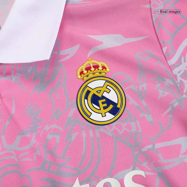 Real Madrid X Chinese Dragon Soccer Jersey 2023 24 Pink 5