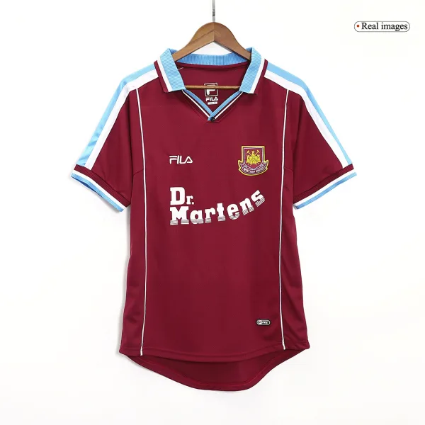 Retro West Ham United Home Jersey 1999 01 2