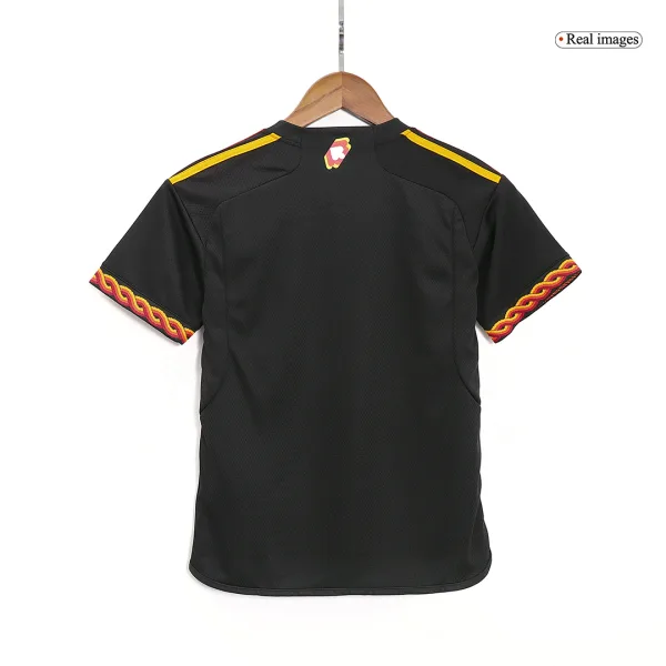 Roma Third Away Kids Soccer Jerseys Kit 2023 24 2