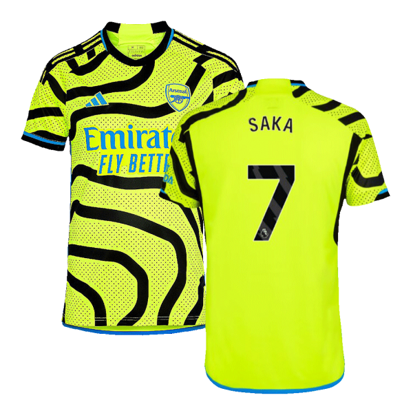 Saka 7 Arsenal Away Soccer Jersey 2023 24