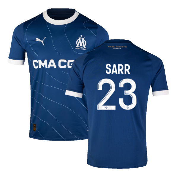 Sarr 23 Marseille Away Soccer Jersey 2023 24