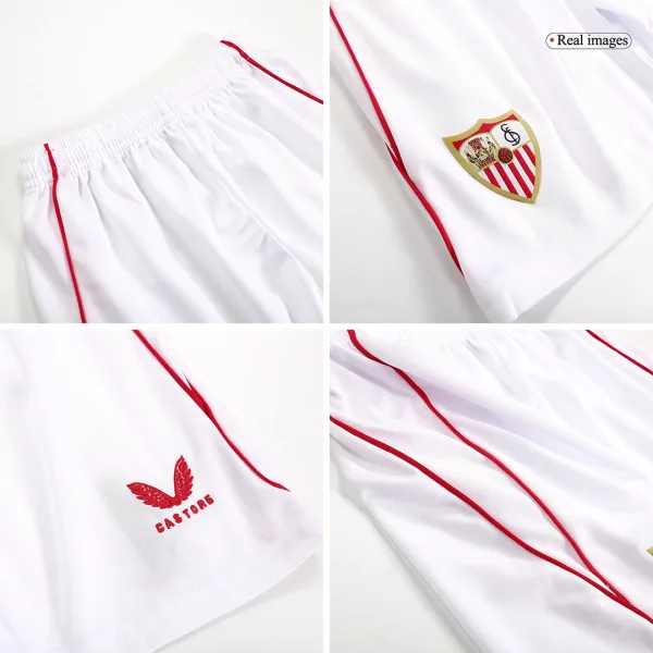 Sevilla Home Kids Soccer Jerseys Kit 2023 24 7