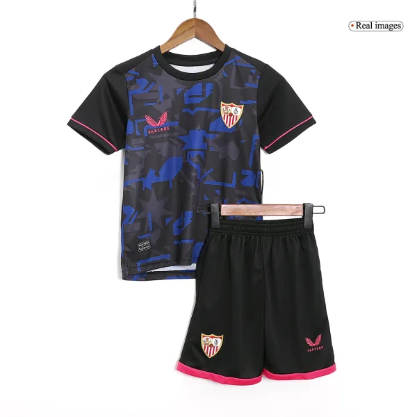 Sevilla Third Away Kids Soccer Jerseys Kit 2023 24