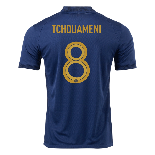 Tchouameni 8 France Home Jersey World Cup 2022