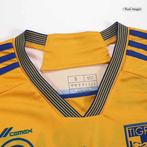 Tigres Uanl Home Long Sleeve Soccer Jersey 2023 24 2